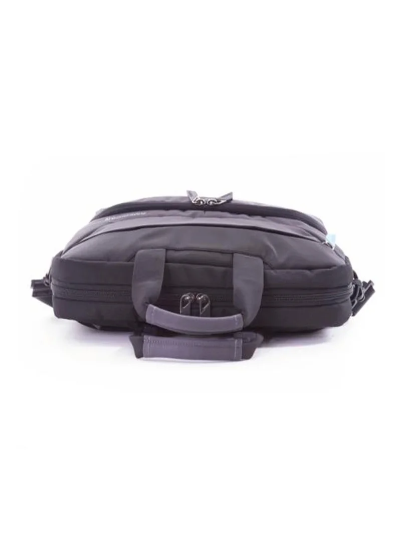 American Tourister  Amber 15.6" Laptop Briefcase Briefcase 100% Polyester, Blue|Quick Access Pocket|Adjustable Strap|Smart Sleeve - 1 Year International Warranty  | Best Price UAE